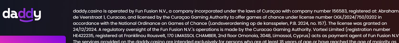 Платежи Daddy KG